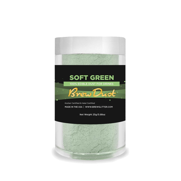 Soft Green Edible Brew Dust-Brew Glitter®