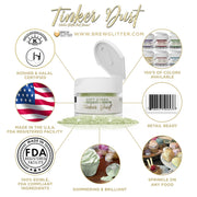 Soft Green Edible Glitter Tinker Dust | 5 Gram Jar-Brew Glitter®