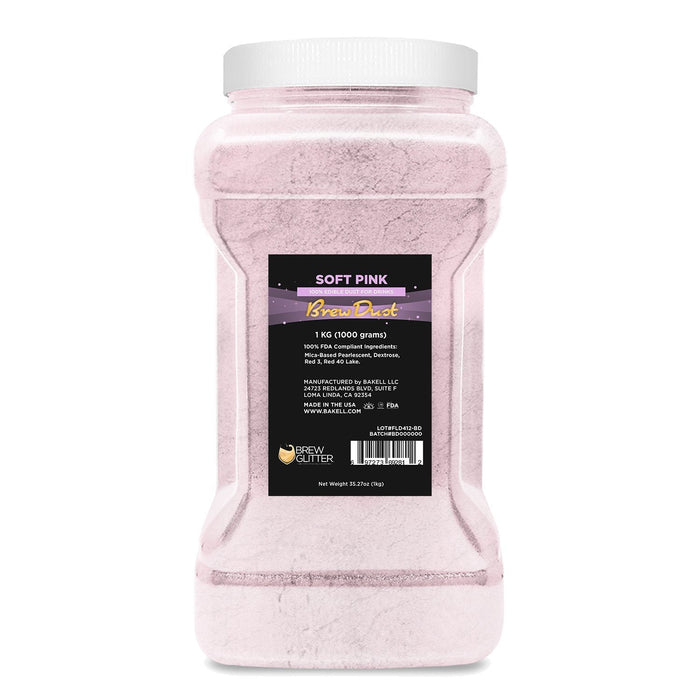 Soft Pink Edible Brew Dust | Bulk Sizes-Brew Glitter®