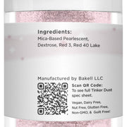 Soft Pink Tinker Dust Edible Glitter | Food Grade Glitter-Brew Glitter®