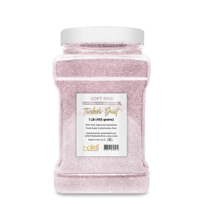 Soft Pink Tinker Dust Food Grade Edible Glitter | Bulk Sizes-Brew Glitter®