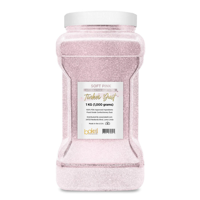 Soft Pink Tinker Dust Food Grade Edible Glitter | Bulk Sizes-Brew Glitter®