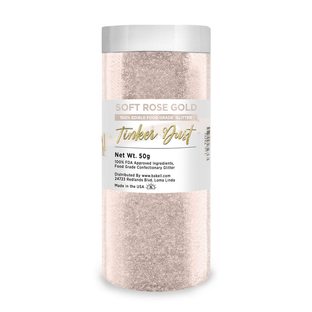 Soft Rose Gold Tinker Dust Edible Glitter | Food Grade Glitter-Brew Glitter®