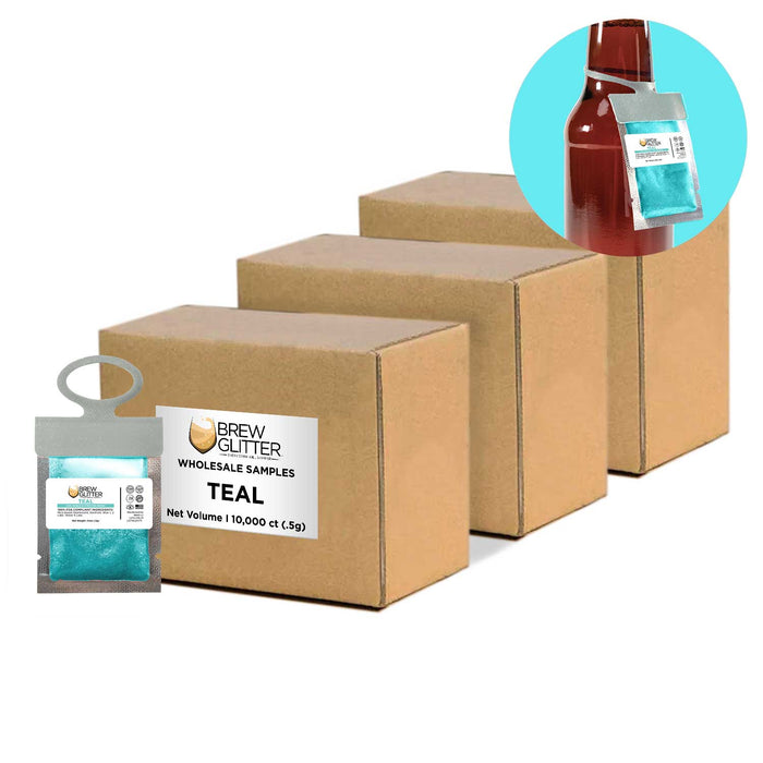 Teal Brew Glitter® Necker | Wholesale-Brew Glitter®
