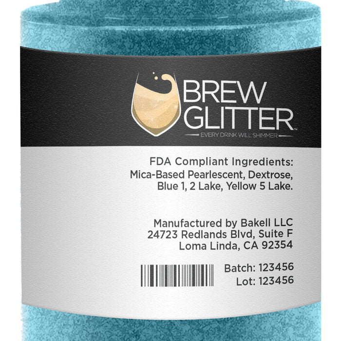 Teal Brew Glitter Spray Pump by the Case | Private Label-Brew Glitter®