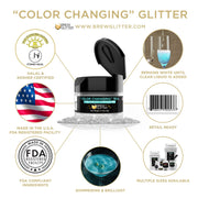 Teal Color Changing Brew Glitter | Liquor & Spirits Glitter-Brew Glitter®