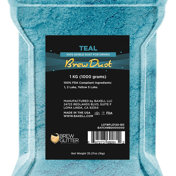 Teal Edible Brew Dust-Brew Glitter®