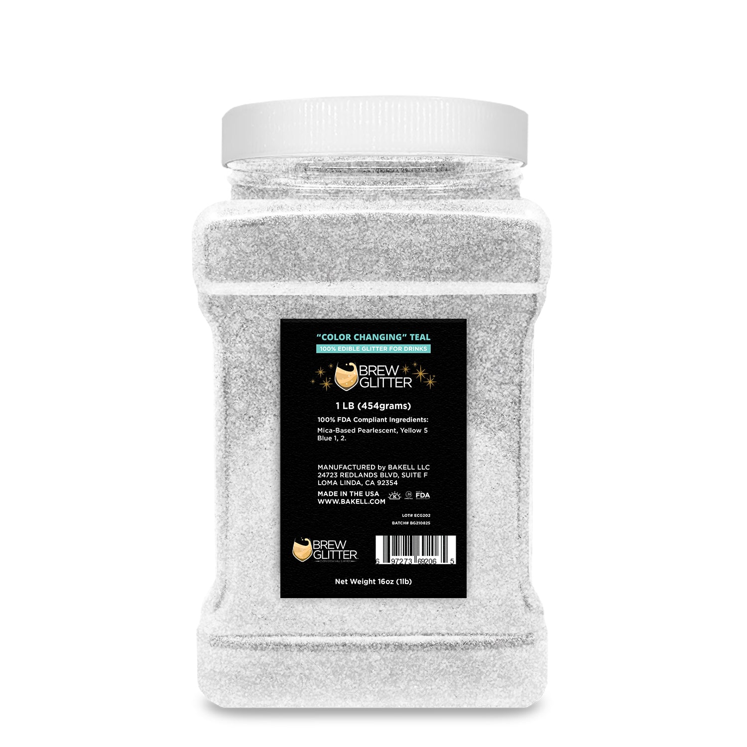 Teal Edible Color Changing Brew Glitter | Bulk Size-Brew Glitter®