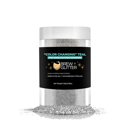 Teal Edible Color Changing Brew Glitter | Bulk Size-Brew Glitter®