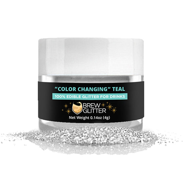 Teal Edible Color Changing Brew Glitter | Wine & Champagne Glitter-Brew Glitter®