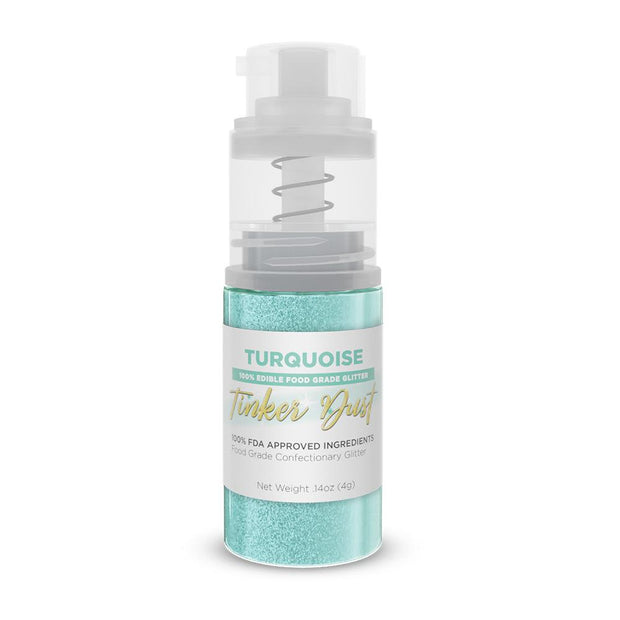 Turquoise and Peach Edible Glitter Spray | Summer Combo Pack 2-PC-Brew Glitter®