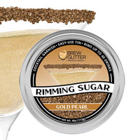 TW - Gold Pearl Cocktail Rimming Sugar-Brew Glitter®