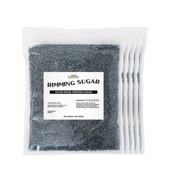 TW - Silver Pearl Cocktail Rimming Sugar-Brew Glitter®