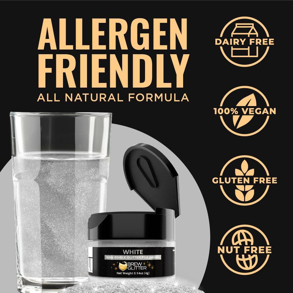 White Brew Glitter | Bulk Sizes-Brew Glitter®