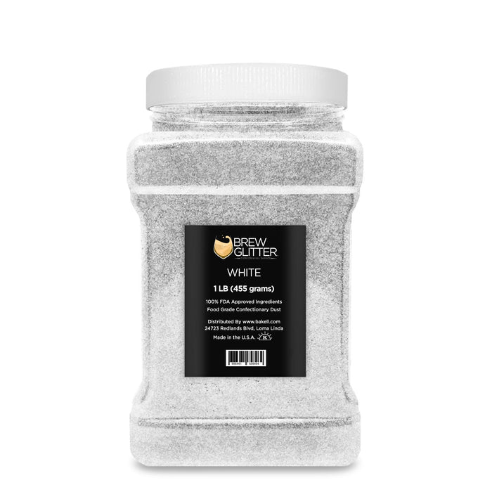 White Brew Glitter | Bulk Sizes-Brew Glitter®