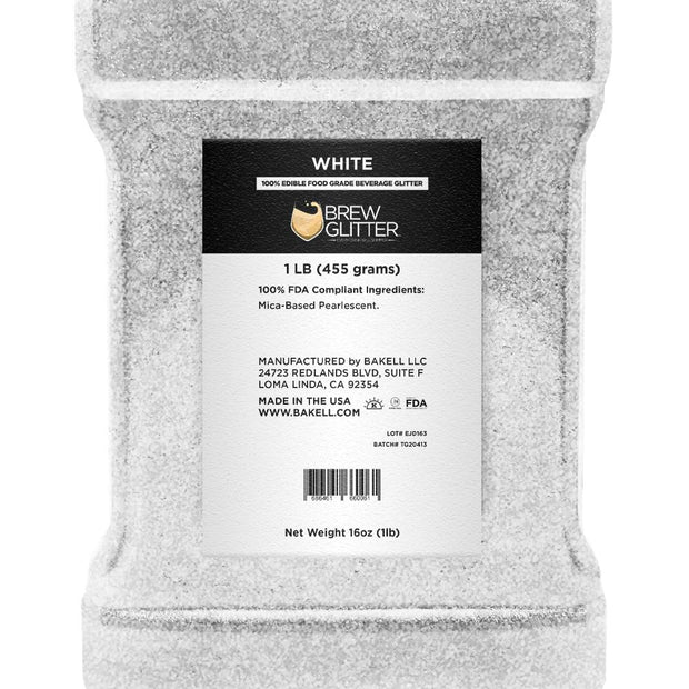 White Brew Glitter - Food Grade Beverage Glitter-Brew Glitter®
