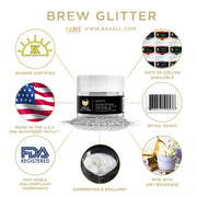 White Brew Glitter | Liquor & Spirits Glitter-Brew Glitter®