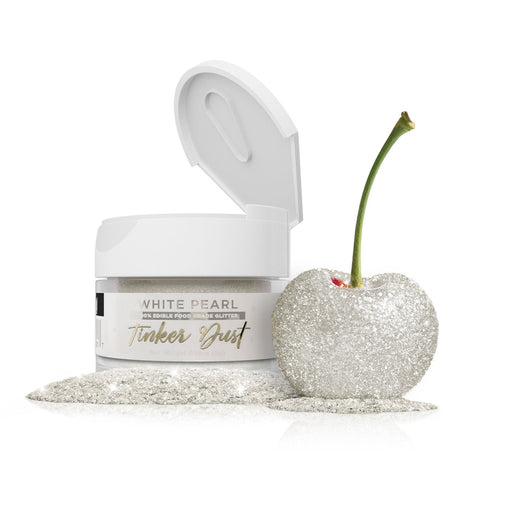 White Pearl Edible Glitter Tinker Dust | 5 Gram Jar-Brew Glitter®