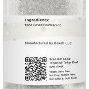 White Pearl Tinker Dust Edible Glitter | Food Grade Glitter-Brew Glitter®