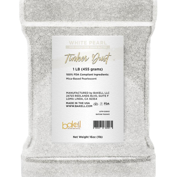White Pearl Tinker Dust Edible Glitter | Food Grade Glitter-Brew Glitter®
