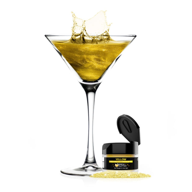 Yellow Brew Glitter | Cocktail Beverage Glitter-Brew Glitter®