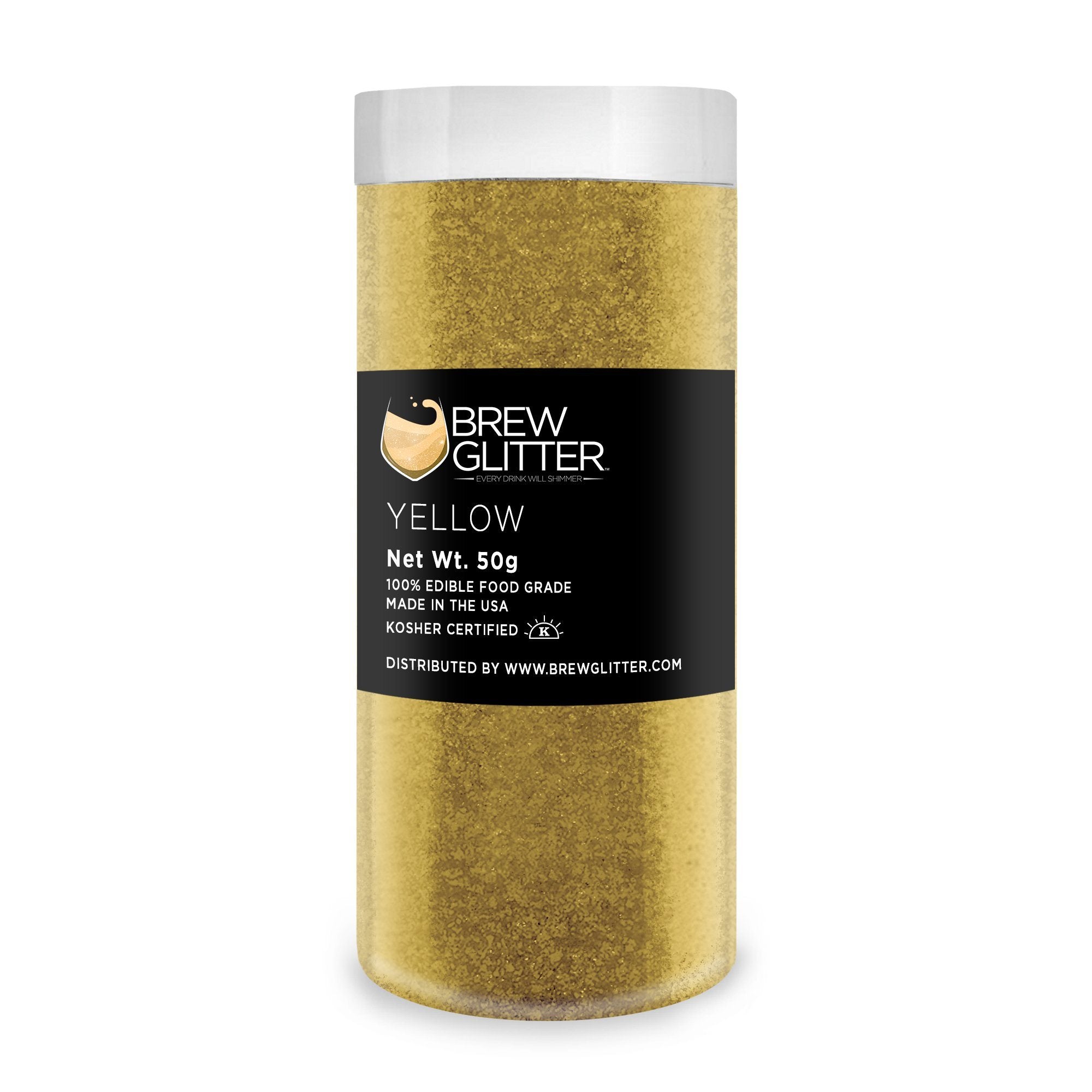 Yellow Brew Glitter | Food Grade Beverage Glitter-Brew Glitter®