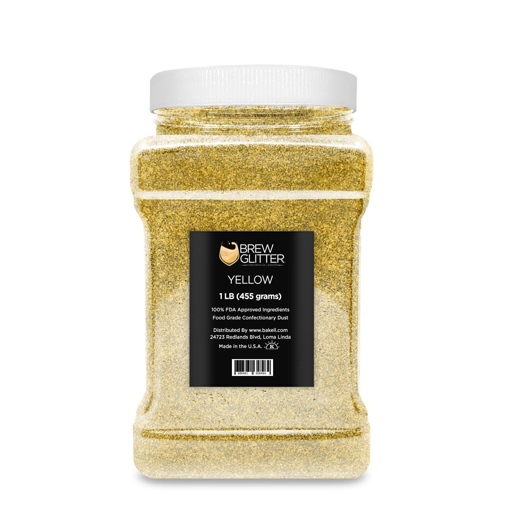 Yellow Brew Glitter | Food Grade Beverage Glitter-Brew Glitter®