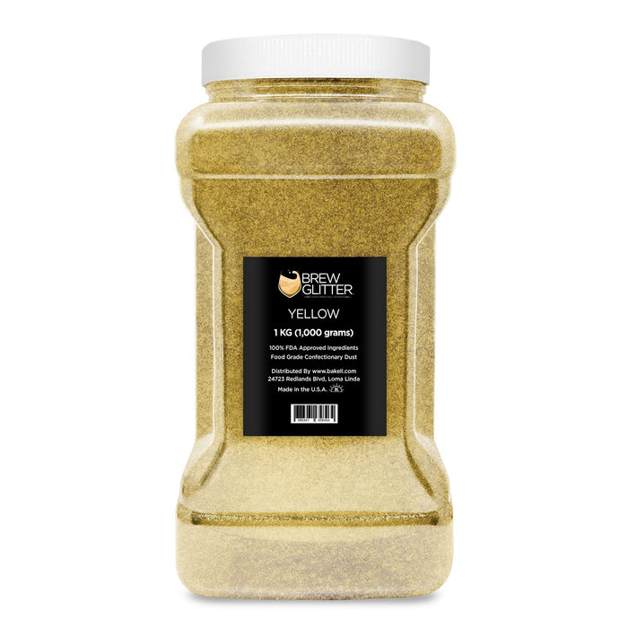 Yellow Brew Glitter | Food Grade Beverage Glitter-Brew Glitter®