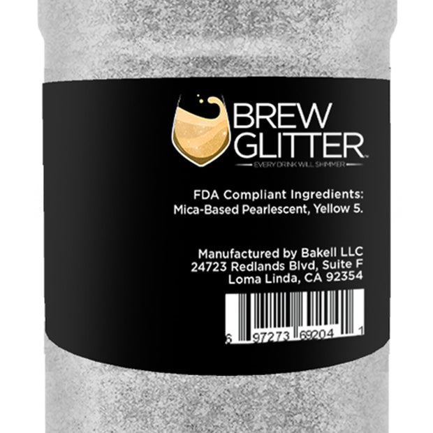 Yellow Edible Color Changing Brew Glitter | Food Grade Beverage Glitter-Brew Glitter®