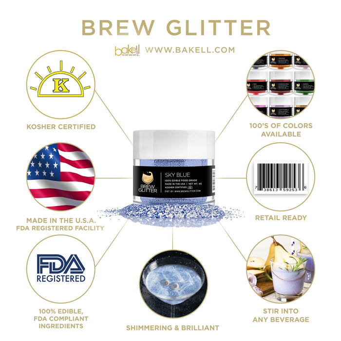 4th of July Brew Glitter Combo Pack Collection B (8 PC SET)-Brew Glitter®
