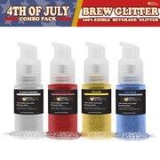 4th of July Brew Glitter Spray Pump Combo Pack Collection B (4 PC SET)-Brew Glitter®