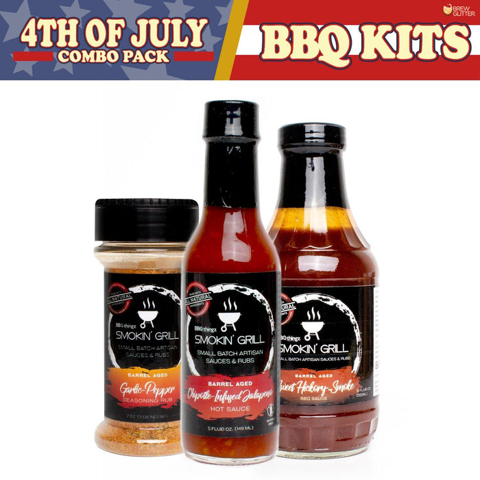 4th of July Collection BBQ Gift Set A (3 PC SET)-Brew Glitter®