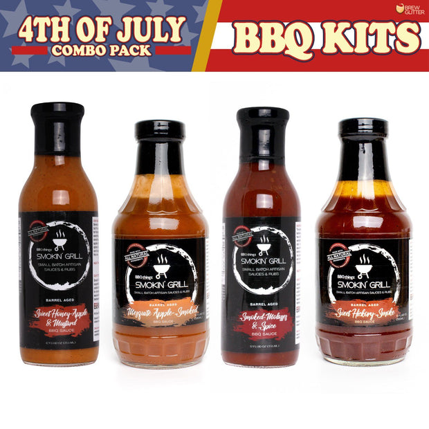 4th of July Collection BBQ Gift Set B (4 PC SET)-Brew Glitter®