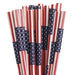 American Flag Print Stirring Straws | Bulk Sizes-Brew Glitter®