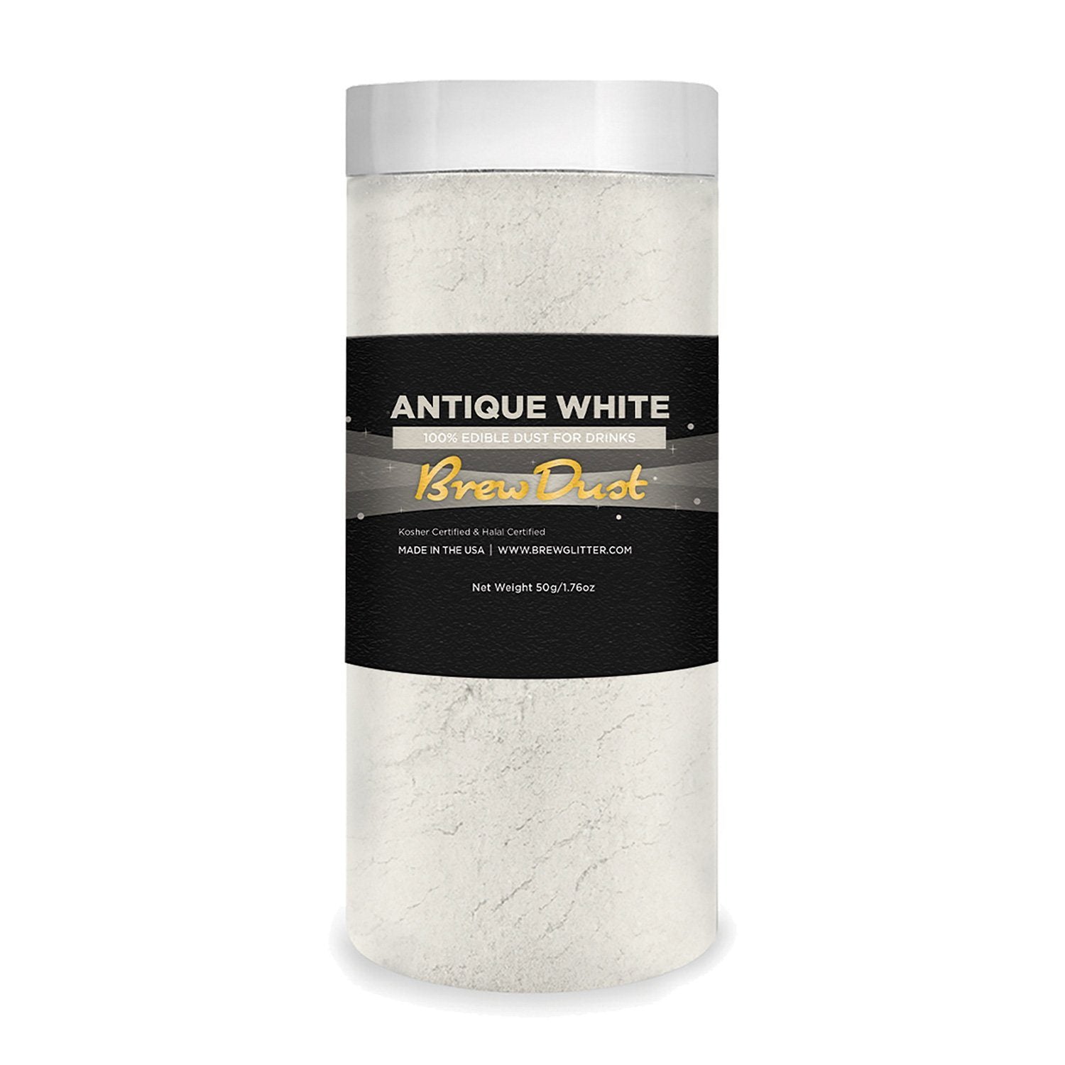 Antique White Edible Brew Dust | Bulk Sizes-Brew Glitter®