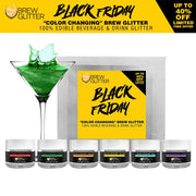 Black Friday Color Changing Brew Glitter Combo Pack Collection (6 PC Set)-Brew Glitter®