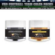 Black & Gold Brew Glitter Football Team Colors (2 PC Set)-Brew Glitter®
