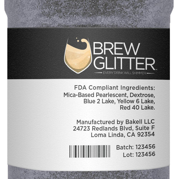 Black Shimmer Brew Glitter | Bulk Sizes-Brew Glitter®