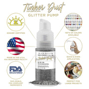 Black Shimmer Tinker Dust Spray Pump by the Case | Private Label-Brew Glitter®