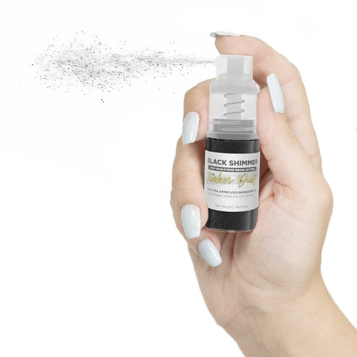 Black Shimmer Tinker Dust® 4g Spray Pump | Wholesale Glitter-Brew Glitter®