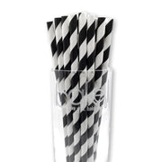 Black & White Candy Cane Stirring Straws-Brew Glitter®
