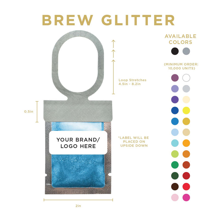 Blue Brew Glitter® Necker | Private Label-Brew Glitter®