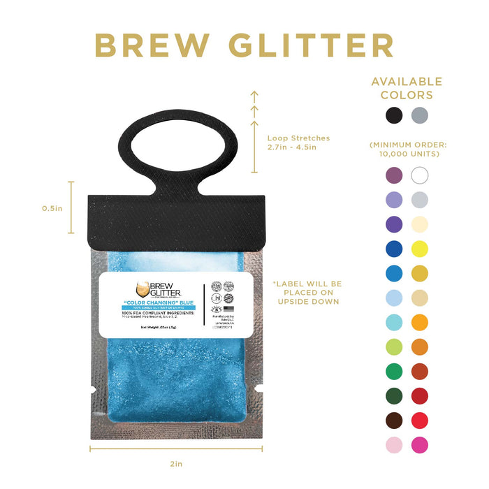 Blue Brew Glitter® Necker | Wholesale-Brew Glitter®