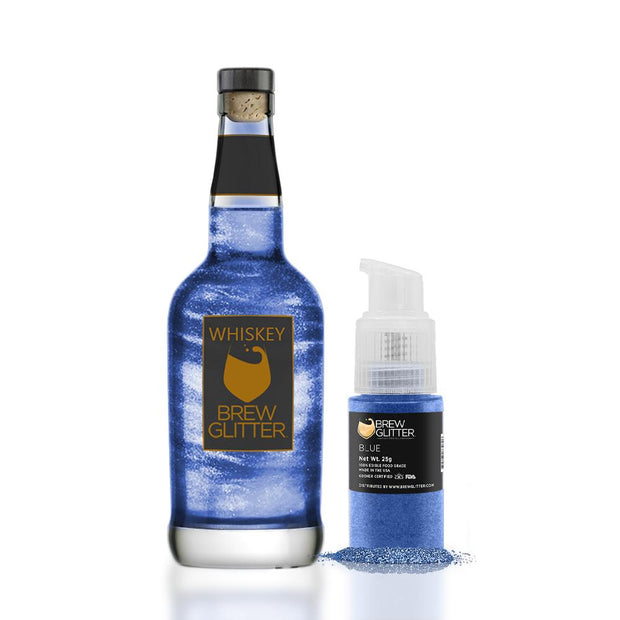 Blue Brew Glitter Spray Pump by the Case | Private Label-Brew Glitter®
