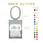 Blue Color Changing Brew Glitter® Necker | Wholesale-Brew Glitter®