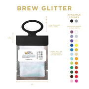 Blue Iridescent Brew Glitter® Necker | Wholesale-Brew Glitter®