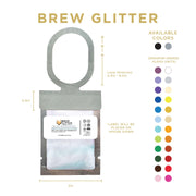 Blue Iridescent Brew Glitter® Necker | Wholesale-Brew Glitter®