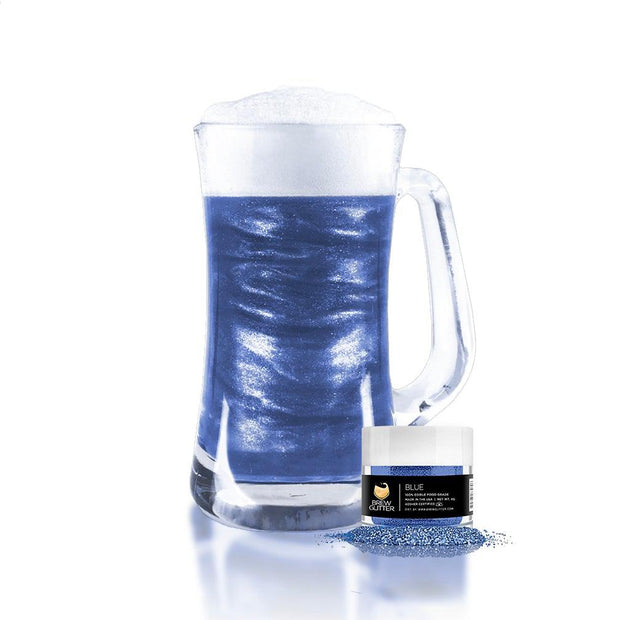 Blue & Silver Brew Glitter Football Team Colors (2 PC Set)-Brew Glitter®