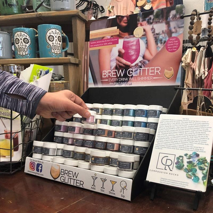 Brew Glitter® Countertop POS Retail Display-Brew Glitter®