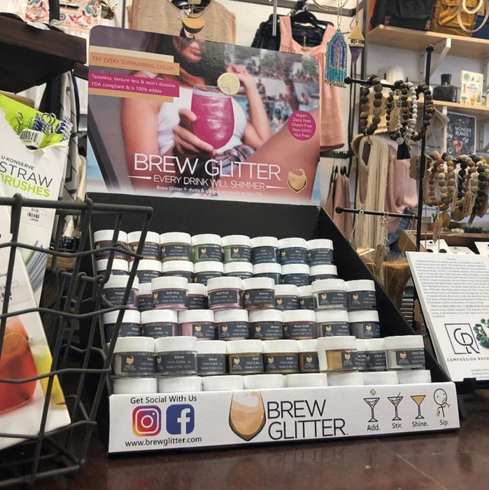 Brew Glitter® Countertop POS Retail Display-Brew Glitter®